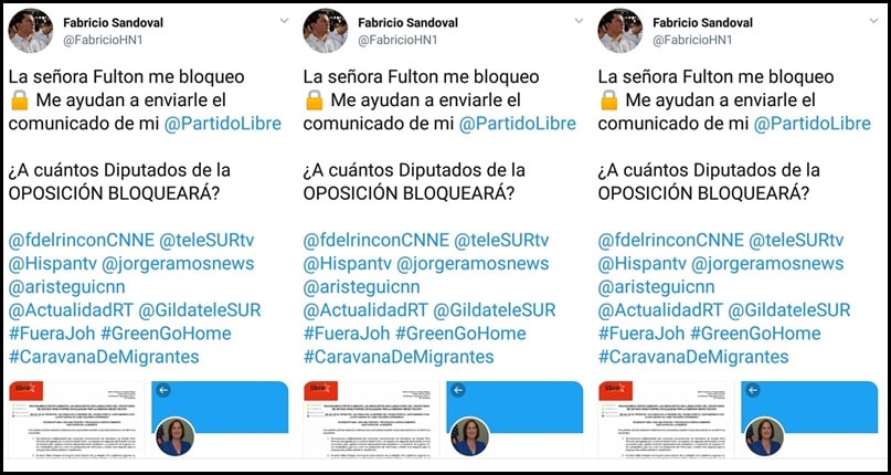 Censura por bloqueo de cuentas oficiales de funcionarios en twitter