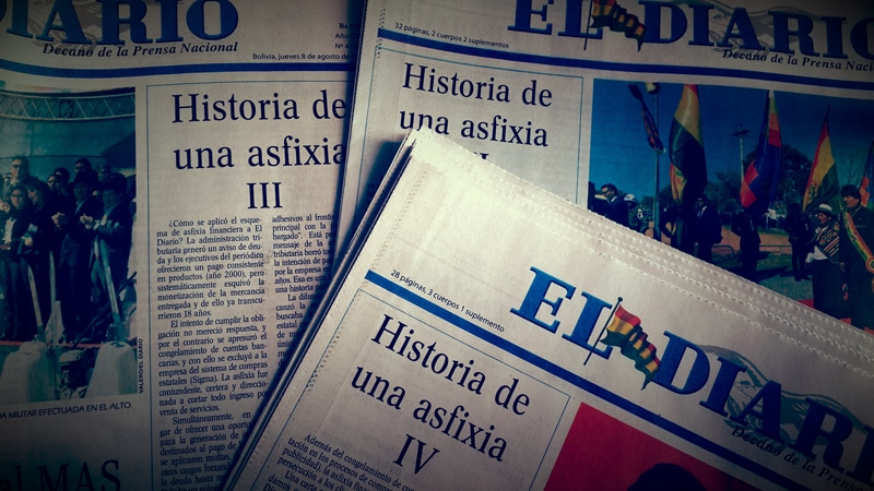 Diario centenario boliviano denuncia asfixia tributaria