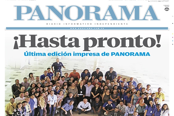 Diario Panorama cesó circulación ante ausencia de papel