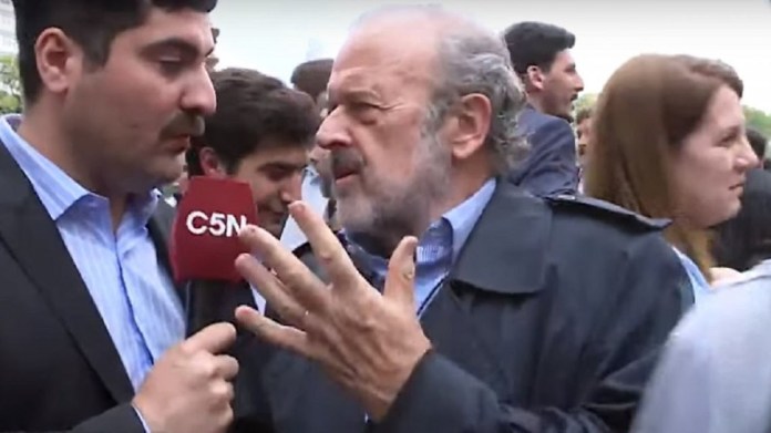 El diputado Eduardo Amadeo amenazó verbalmente al periodista de C5N Lautaro Maislin