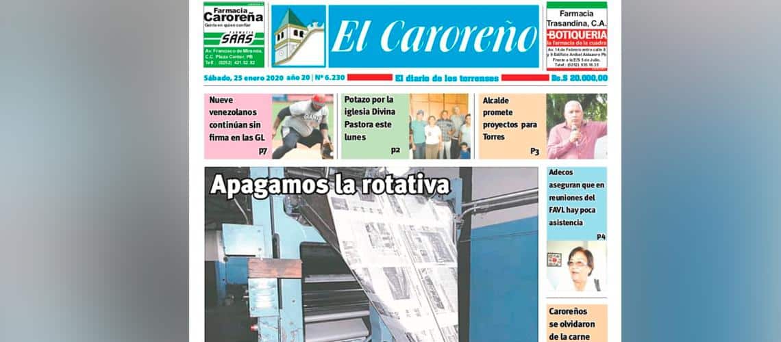 Medios impresos entre ceses y ataques