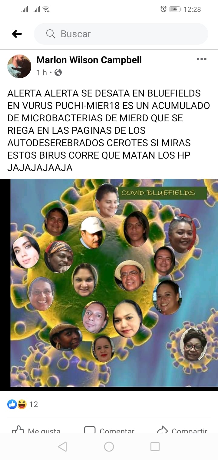 Periodistas y defensores de DDHH de Bluefields sufren insultos en las redes sociales