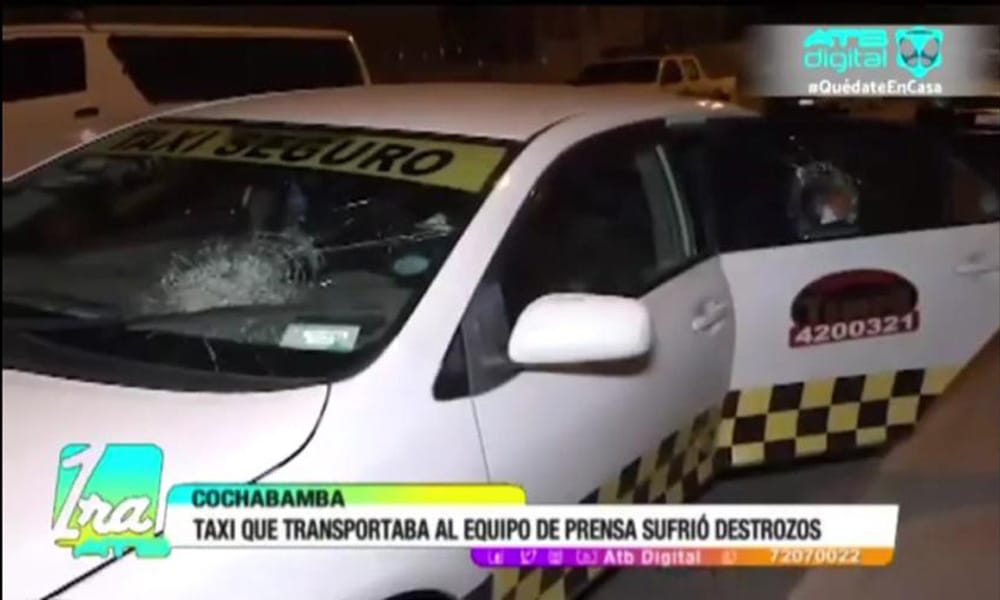 Equipo de prensa en Bolivia escapó de brutal ataque