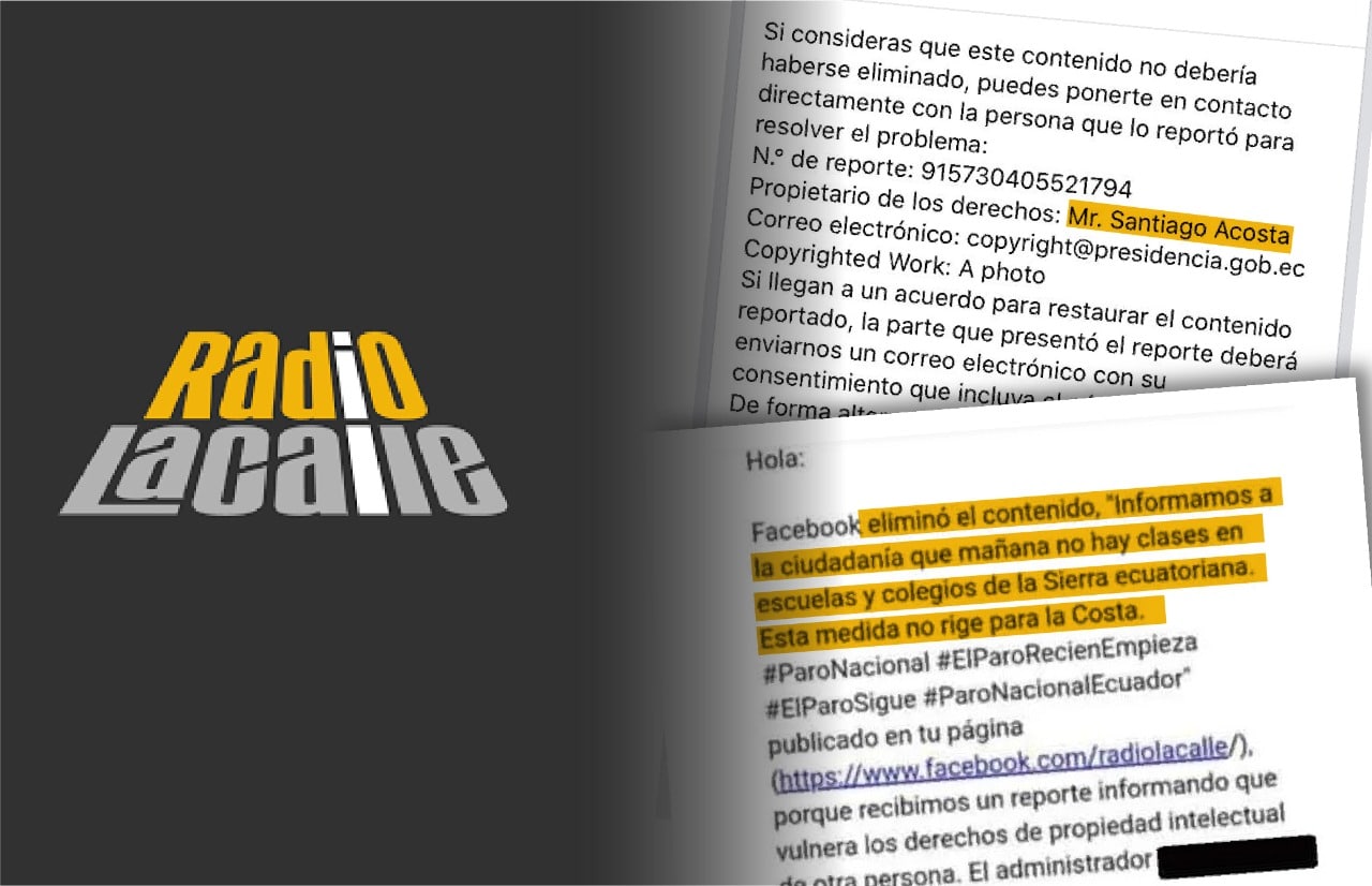 Radio La Calle denuncia censura de la Presidencia del Ecuador