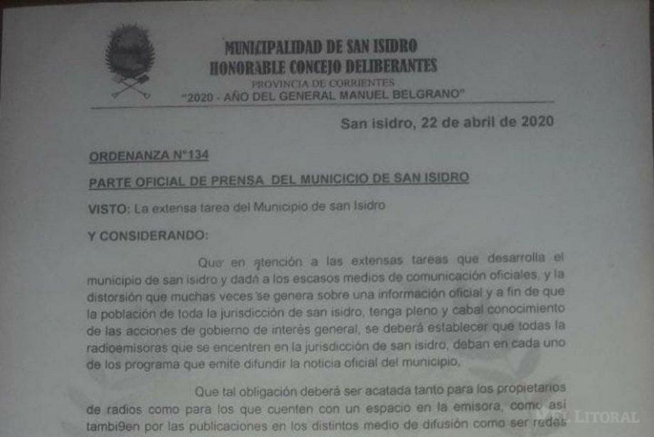 Rechazamos una insólita ordenanza municipal