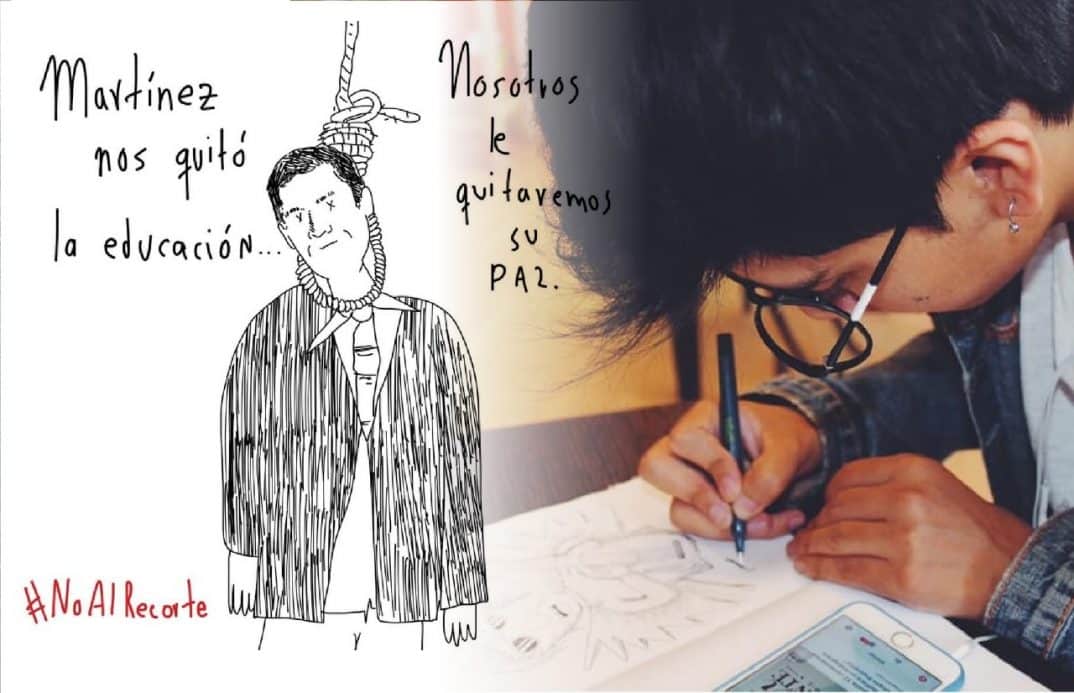 Caricaturista recibe amenaza tras publicar una polémica viñeta de un funcionario en una horca