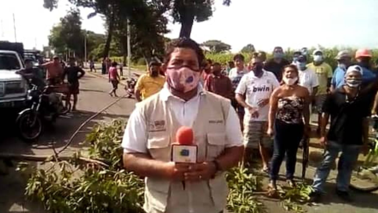 Equipo reporteril de TV Calle Barinas fue intimidado por sujetos no identificados