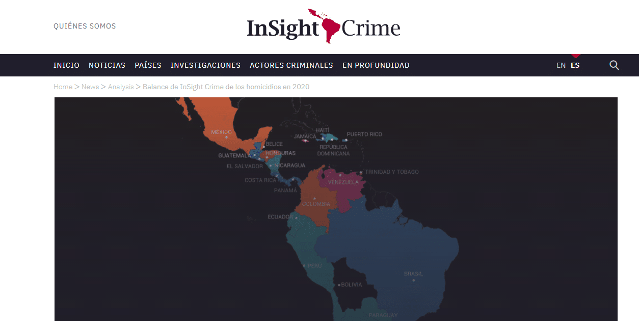 Portal de Insight Crime víctima de bloqueo HTTP