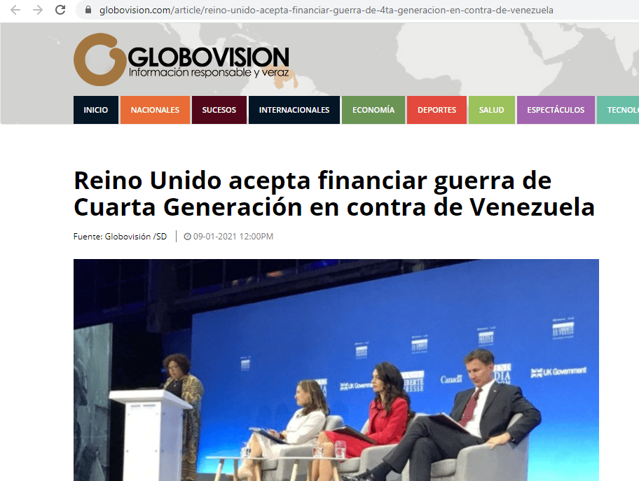 Publicación de Globovisión contra el periodismo independiente