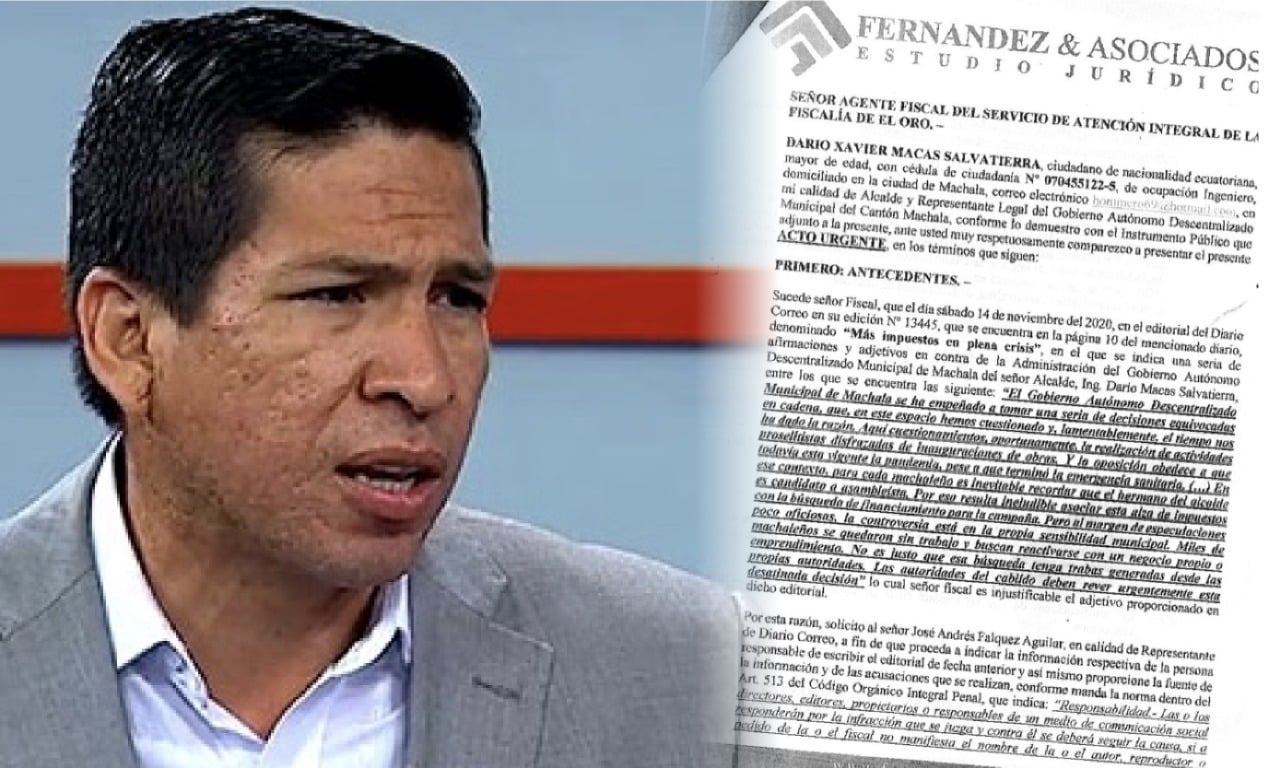 Fiscalía de Ecuador solicitó el nombre de articulista a Diario