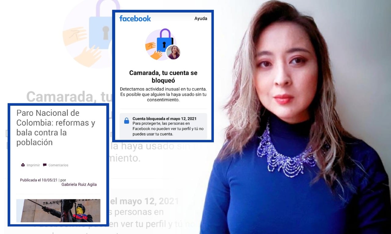 Facebook bloquea un reportaje sobre Colombia de una periodista ecuatoriana 