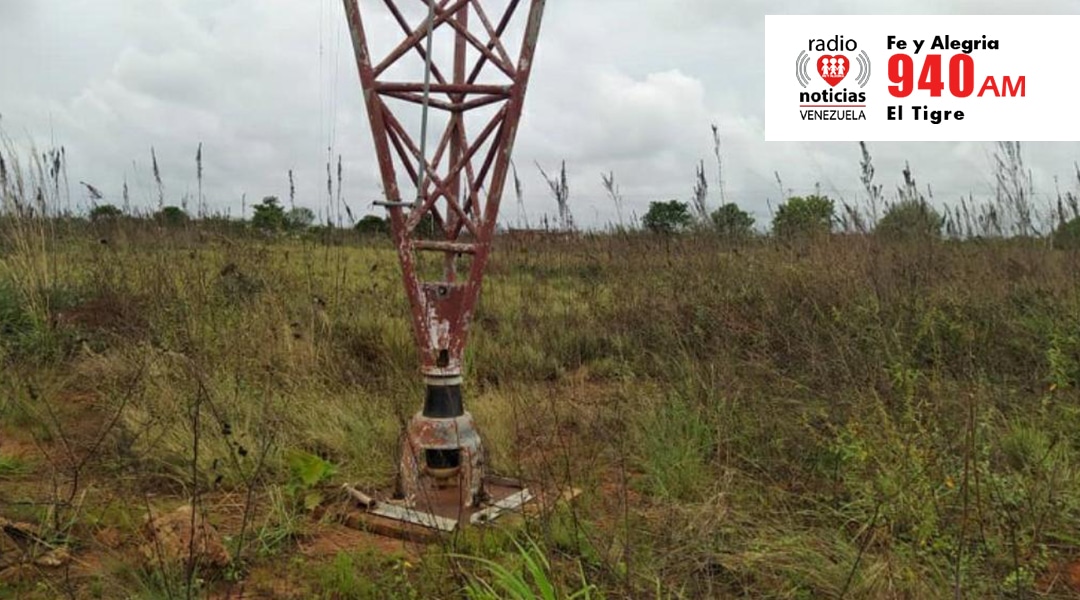 Antena de Fe y Alegría en El Tigre víctima de un tercer hurto en lo que va de año