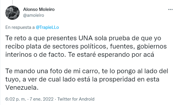 Esteban Trapiello ejecutó una campaña de desprestigio contra periodistas