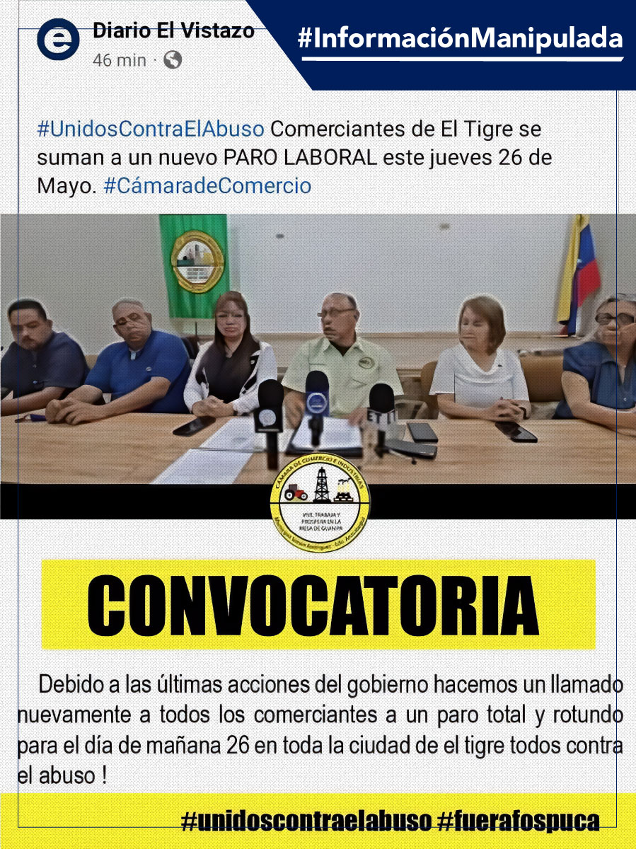 Ejecutan campaña de difamación contra Diario El Vistazo en El Tigre