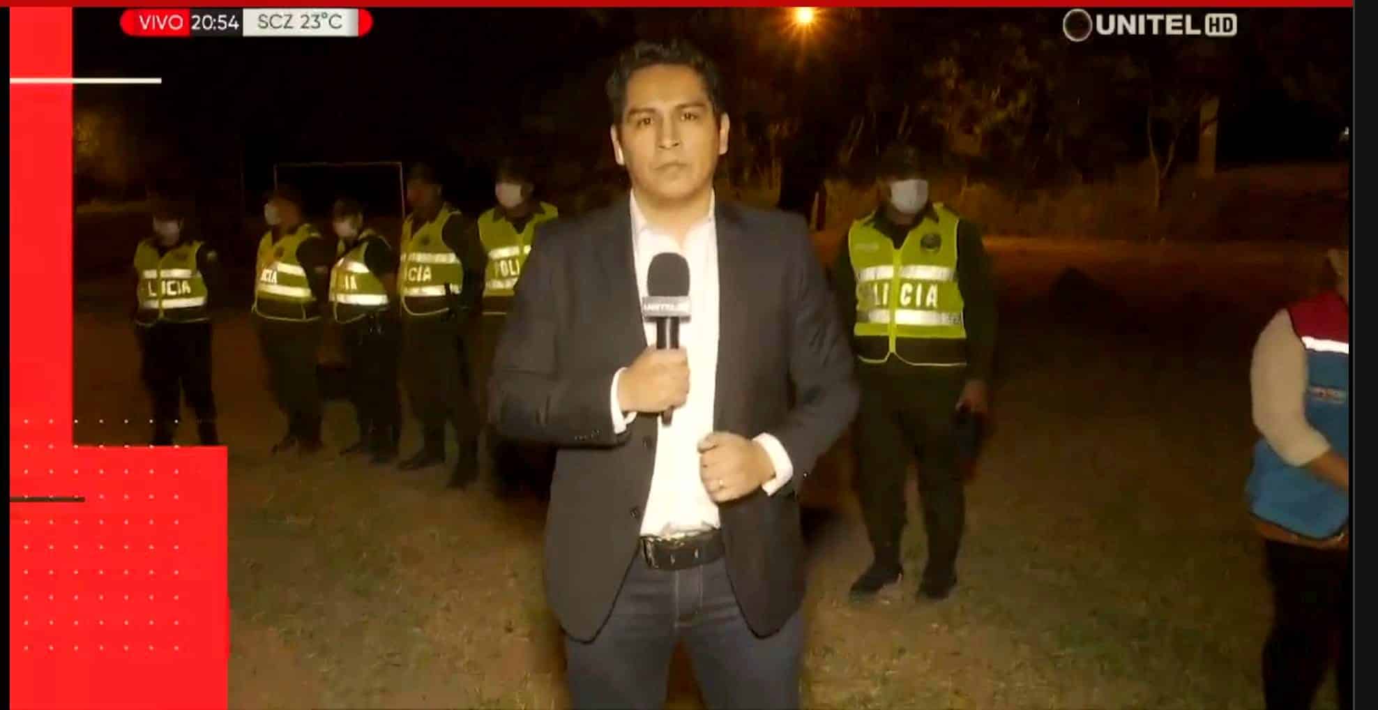 En Bolivia policía dispara a quemarropa proyectil de gas lacrimógeno contra periodista