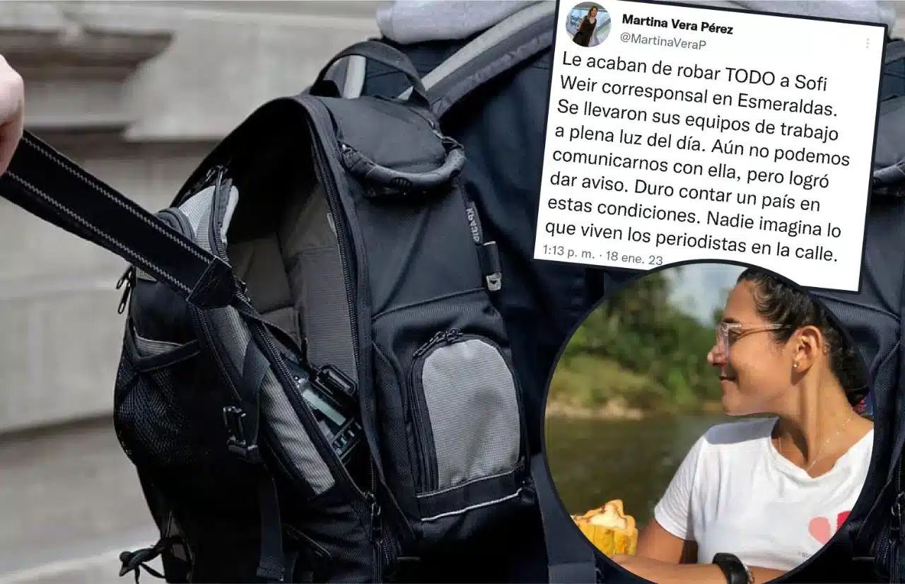 Equipo de prensa fue asaltado con arma de fuego en una ciudad fronteriza de Ecuador