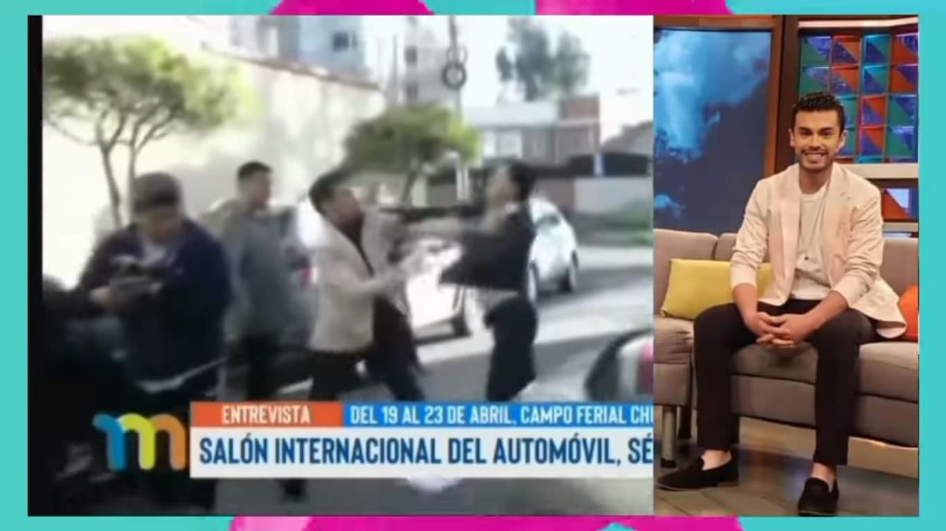 Presentador de Red Uno fue agredido por vecino durante su labor informativa