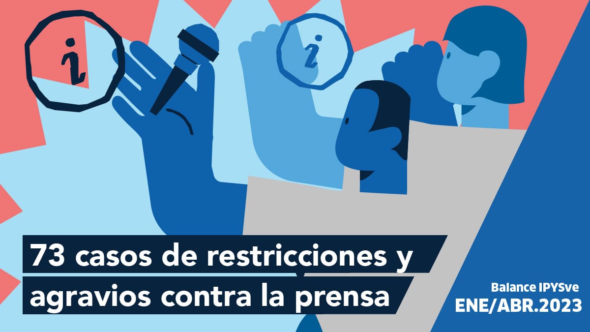 Balance IPYSve | 73 casos de restricciones y agravios contra la prensa