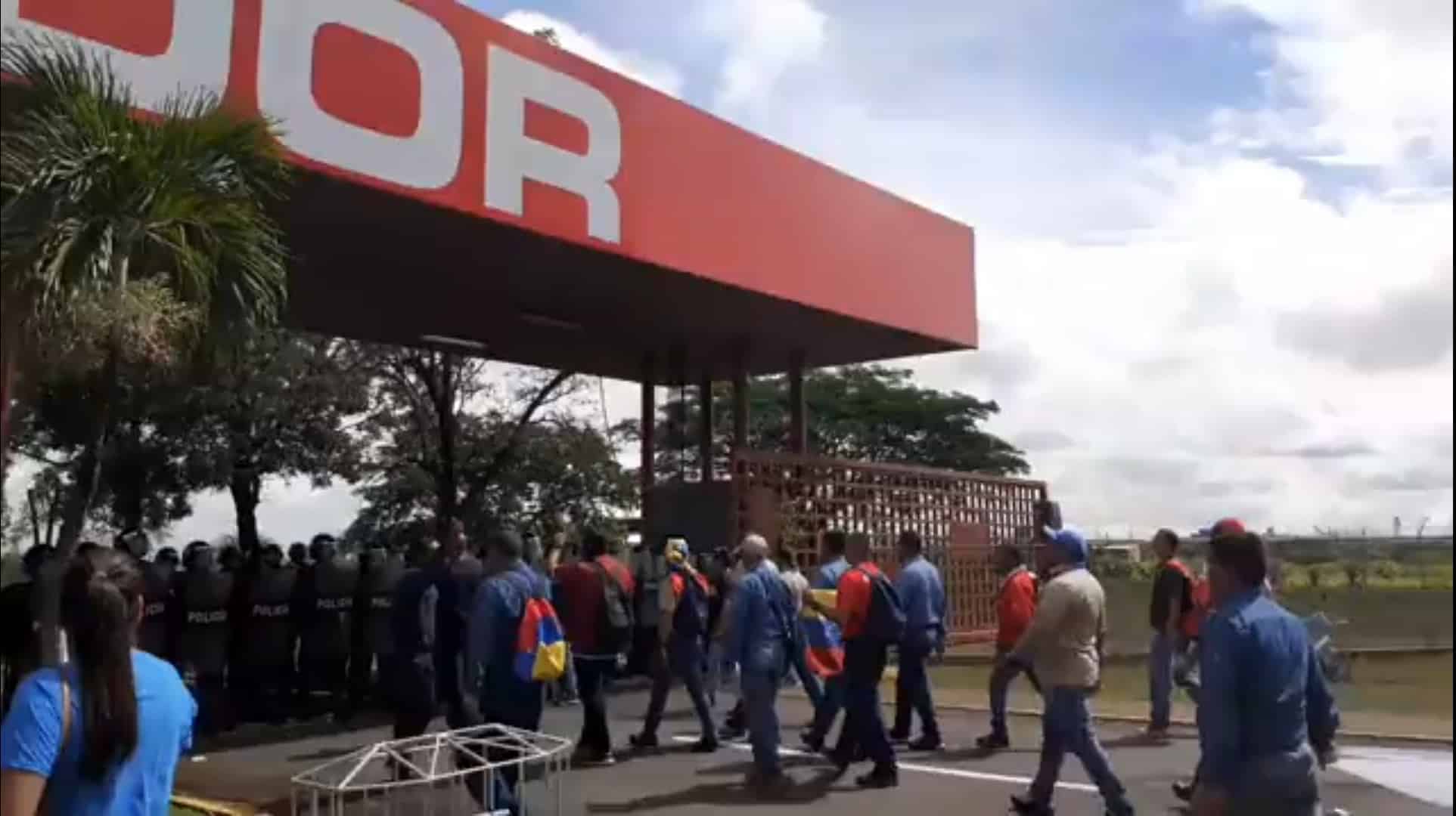 Fuerzas de seguridad intimidaron a reporteros durante protesta en Sidor