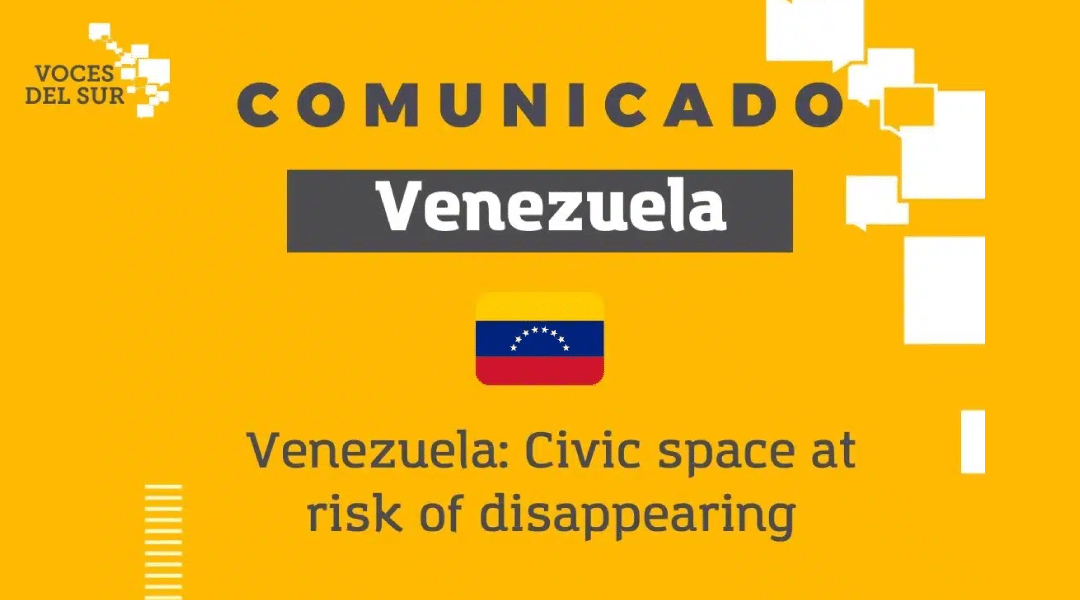 Venezuela: Civic space at risk of disappearing